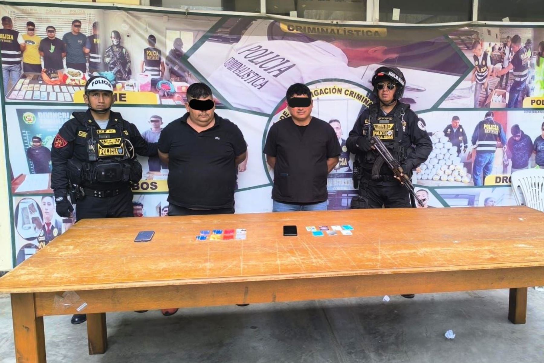 PNP desarticula 39 estructuras criminales y captura a 134 prófugos de justicia en 24 horas. Foto: ANDINA/Difusión.
