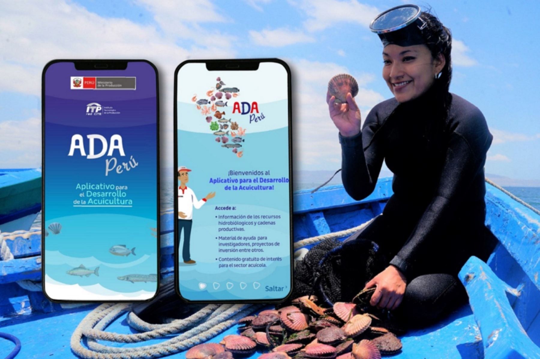 Aplicativo ADA Perú impulsará el desarrollo de la acuicultura. Foto: Cortesía.
