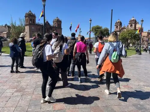 Un movimiento económico de S/ 80 millones generó en Cusco la presencia de más de 40,000 turistas que visitaron esta región durante el feriado largo de Semana Santa. ANDINA/Percy Hurtado Santillán