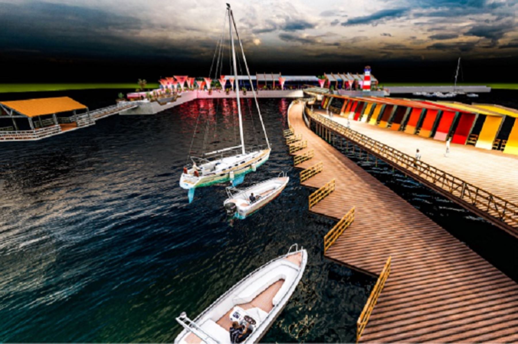 Puno contará con moderno embarcadero turístico en el lago Tititcaca. Foto: Cortesía.