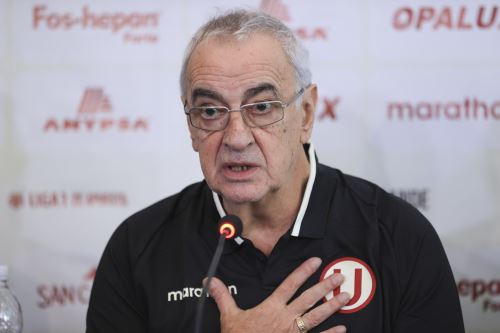 Presentación del comando técnico de Universitario de Deportes liderado por Jorge Fossati, quien dirigirá al equipo crema por segunda vez. Foto: ANDINA/Jhonel Rodríguez Robles