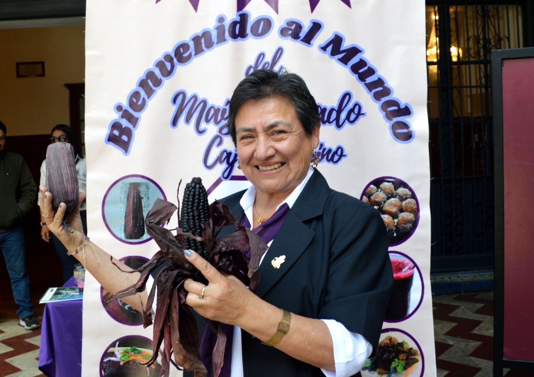 La investigadora Alicia Medina, descubridora de la variedad de maíz morado INIA 601, es una de las organizadora del Tercer Festival del Maíz Morado que se realizará en Cajamarca. ANDINA/Difusión