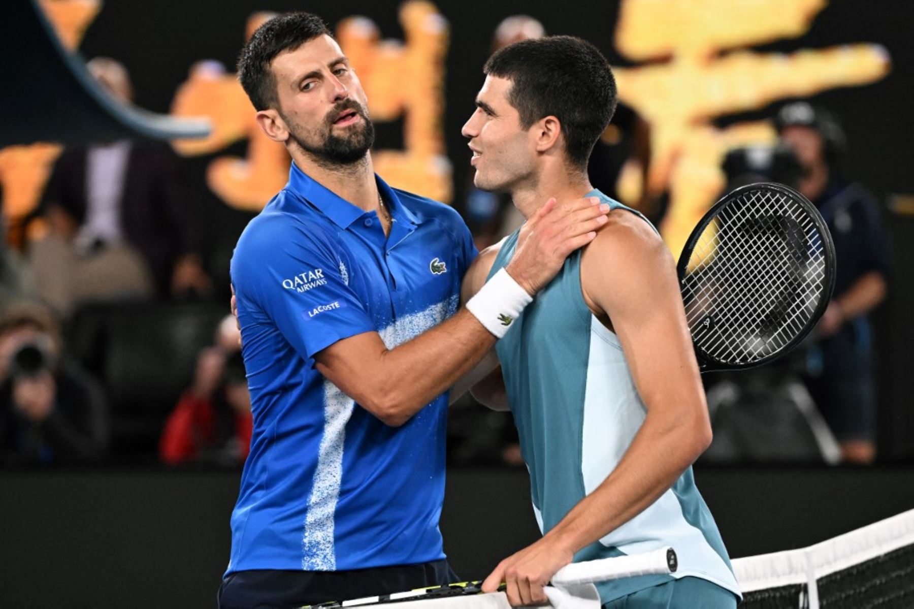 Novak Djokovic y Carlos Alcaraz