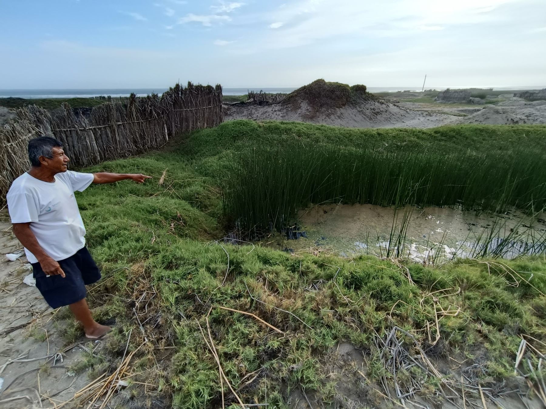 El Concejo Provincial de Trujillo adoptó medidas para combatir la contaminación por aguas residuales en el distrito de Huanchaco. ANDINA/Difusión