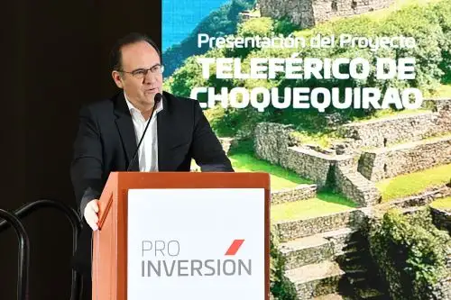 Ministro de Economía y Finanzas, José Salardi, destacó que el proyecto del Teleférico de Choquequirao impulsará el turismo en Cusco y Apurímac.ANDINA/Difusión