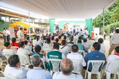Inauguración de la Unidad Zonal de Agro Rural en San Martín. Foto: Cortesía.