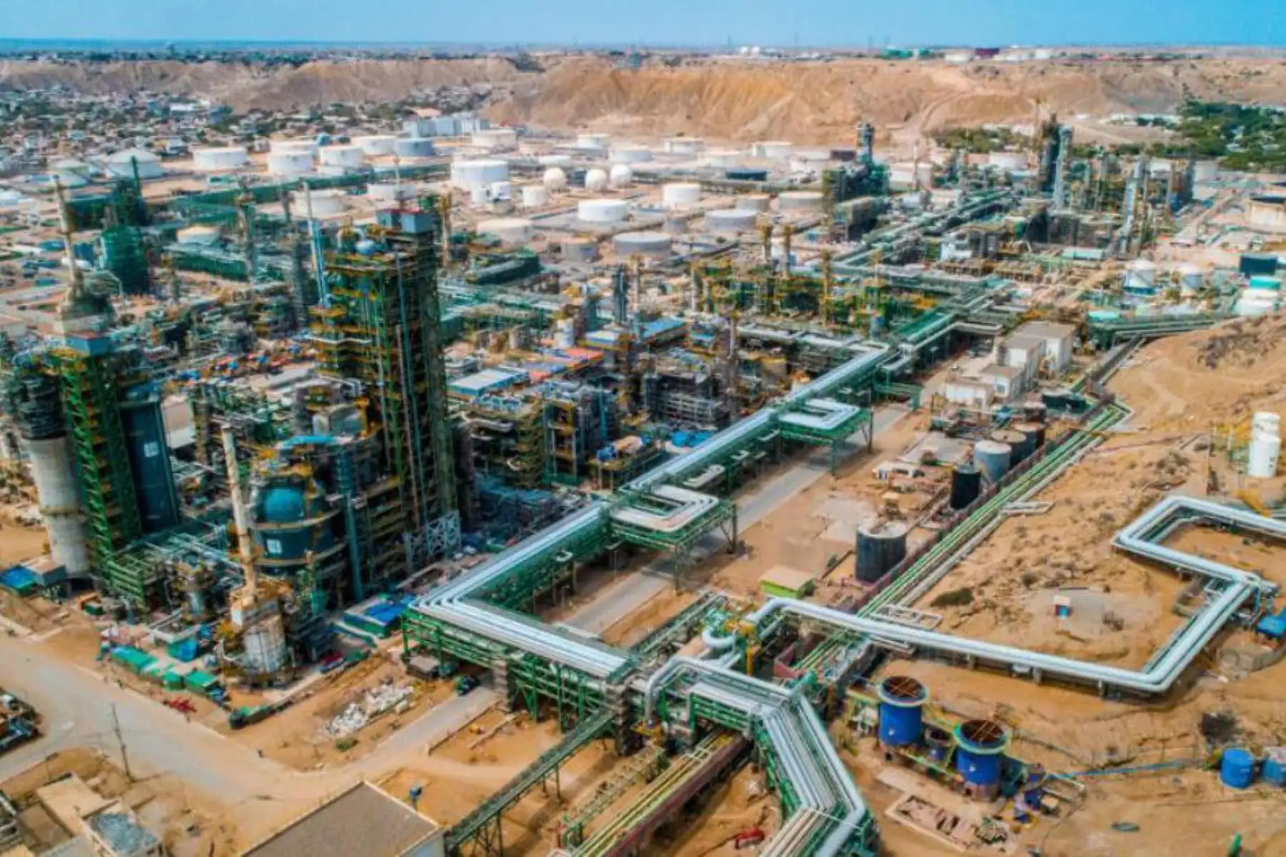 Nueva Refinería Talara. ANDINA/Difusión