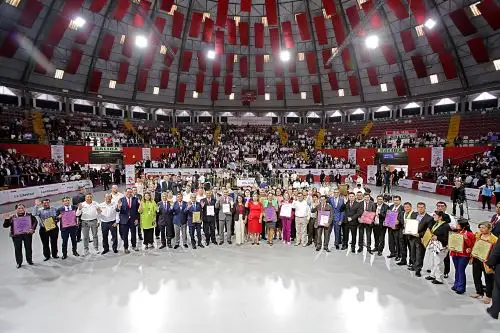 El Gobierno otorgó un reconocimiento a las municipalidades que ganaron el Premio Nacional Sello Municipal. Foto: MIDIS/Difusión.