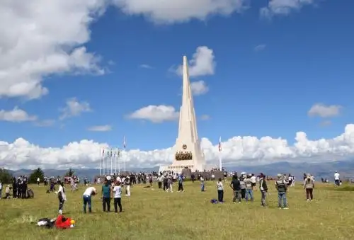 Un gran número de personas recibió el Santuario Histórico de la Pampa de Ayacucho durante el último feriado largo por Semana Santa.