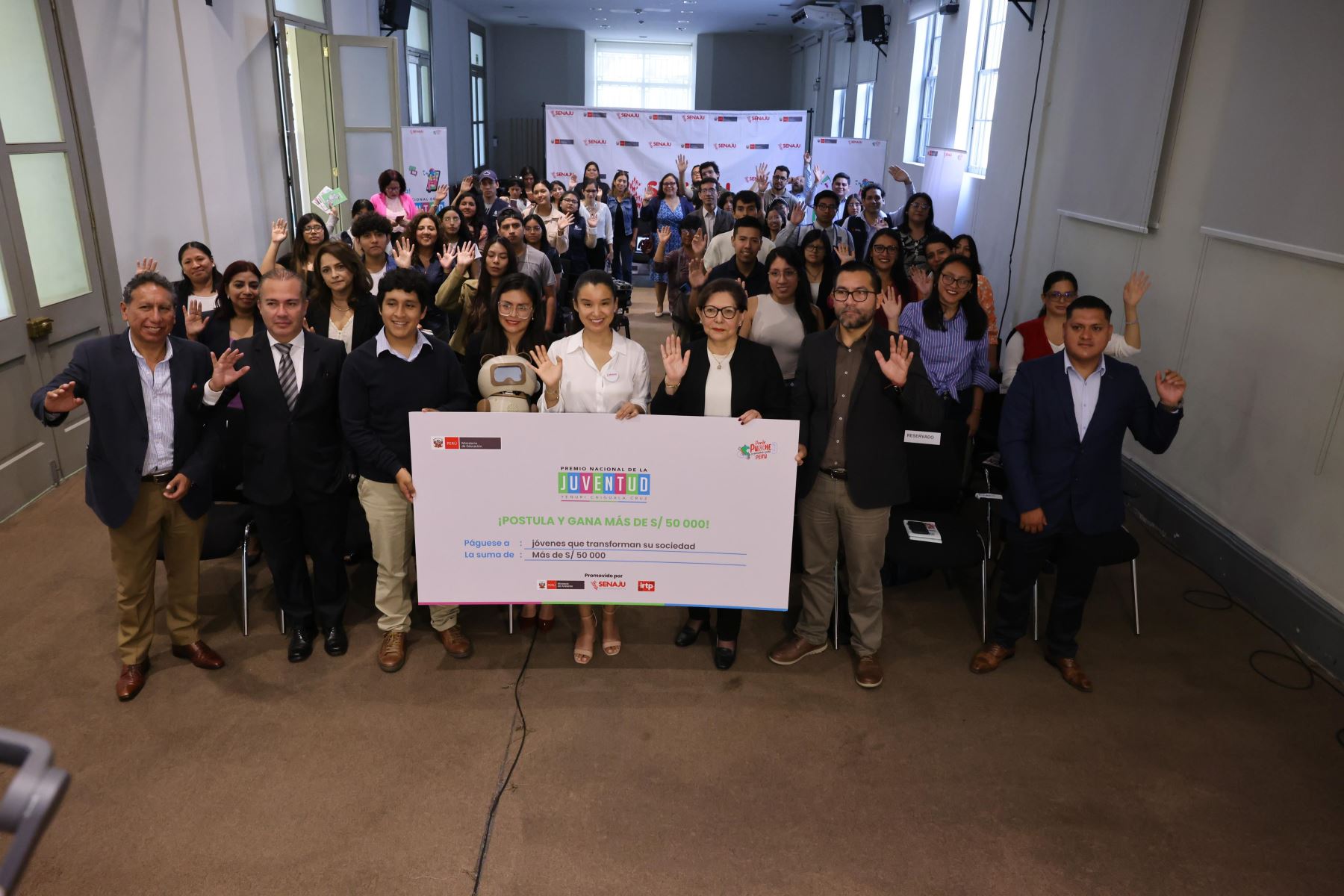 El Ministerio de Educación lanza Premio Nacional de la Juventud 2025 con más de 50 mil soles en reconocimiento para ganadores. Foto: Minedu