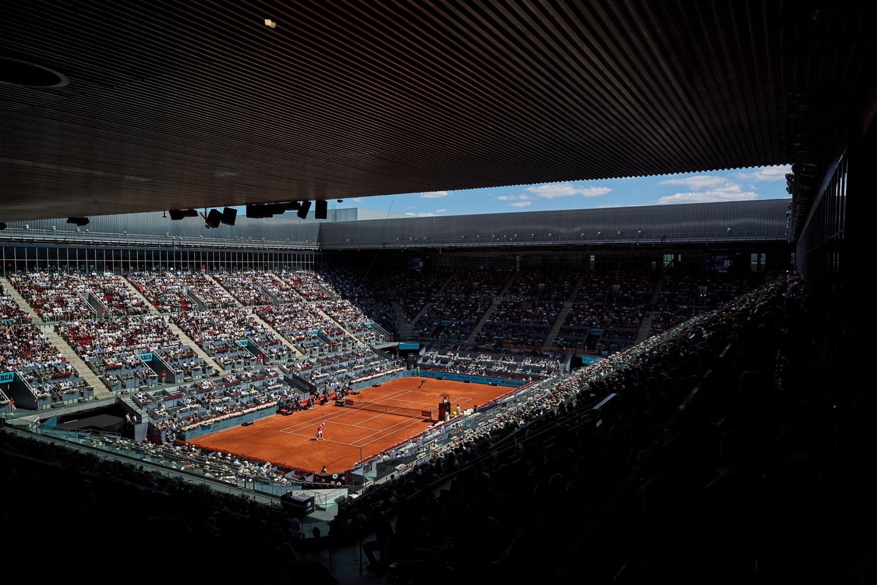 El apagón que afecta a Madrid dejó sin tenis