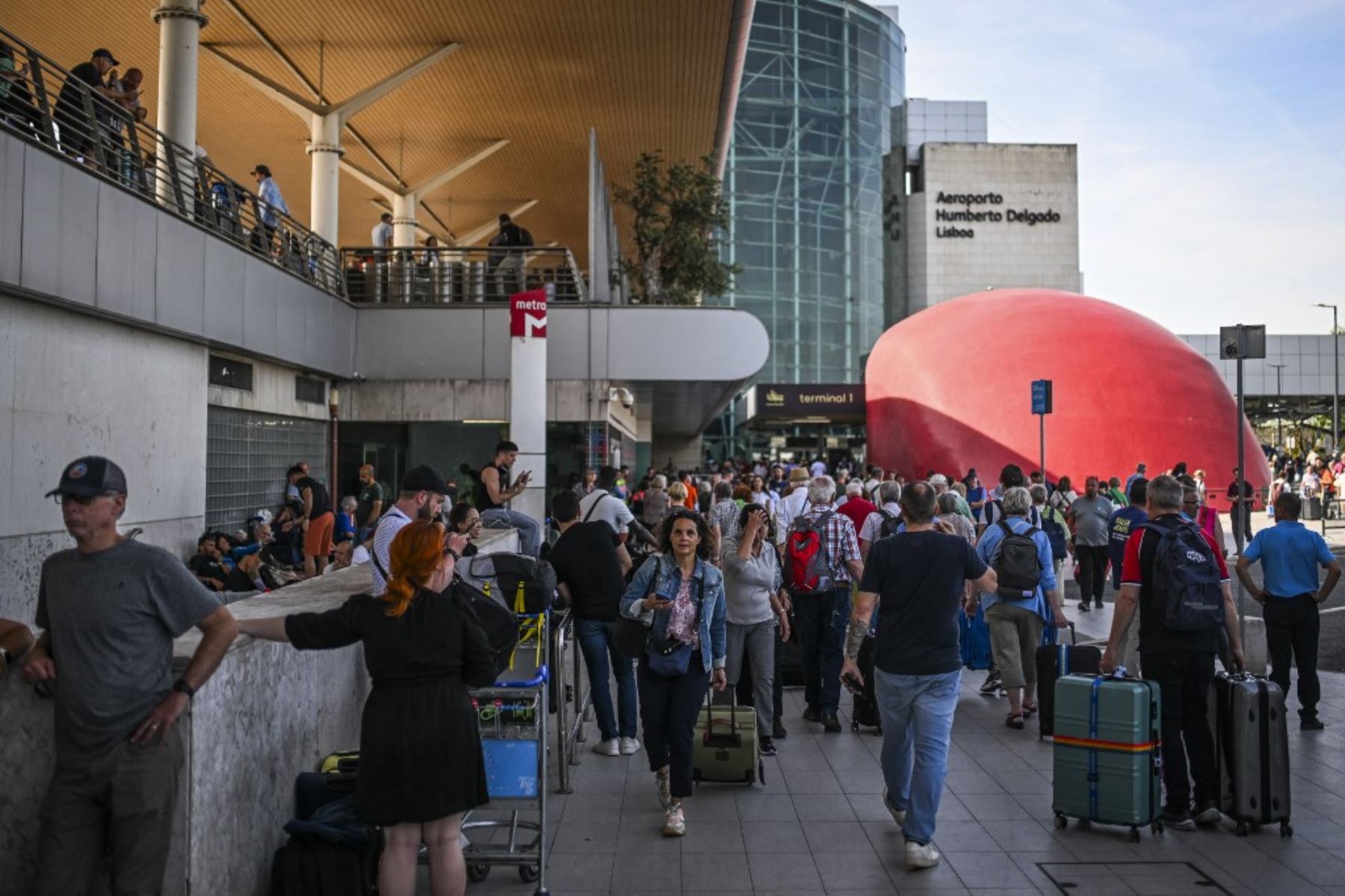 Lisboa sufrió un apagón general este 28 de abril de 2025, al igual que en España y parte de Francia. Foto: AFP