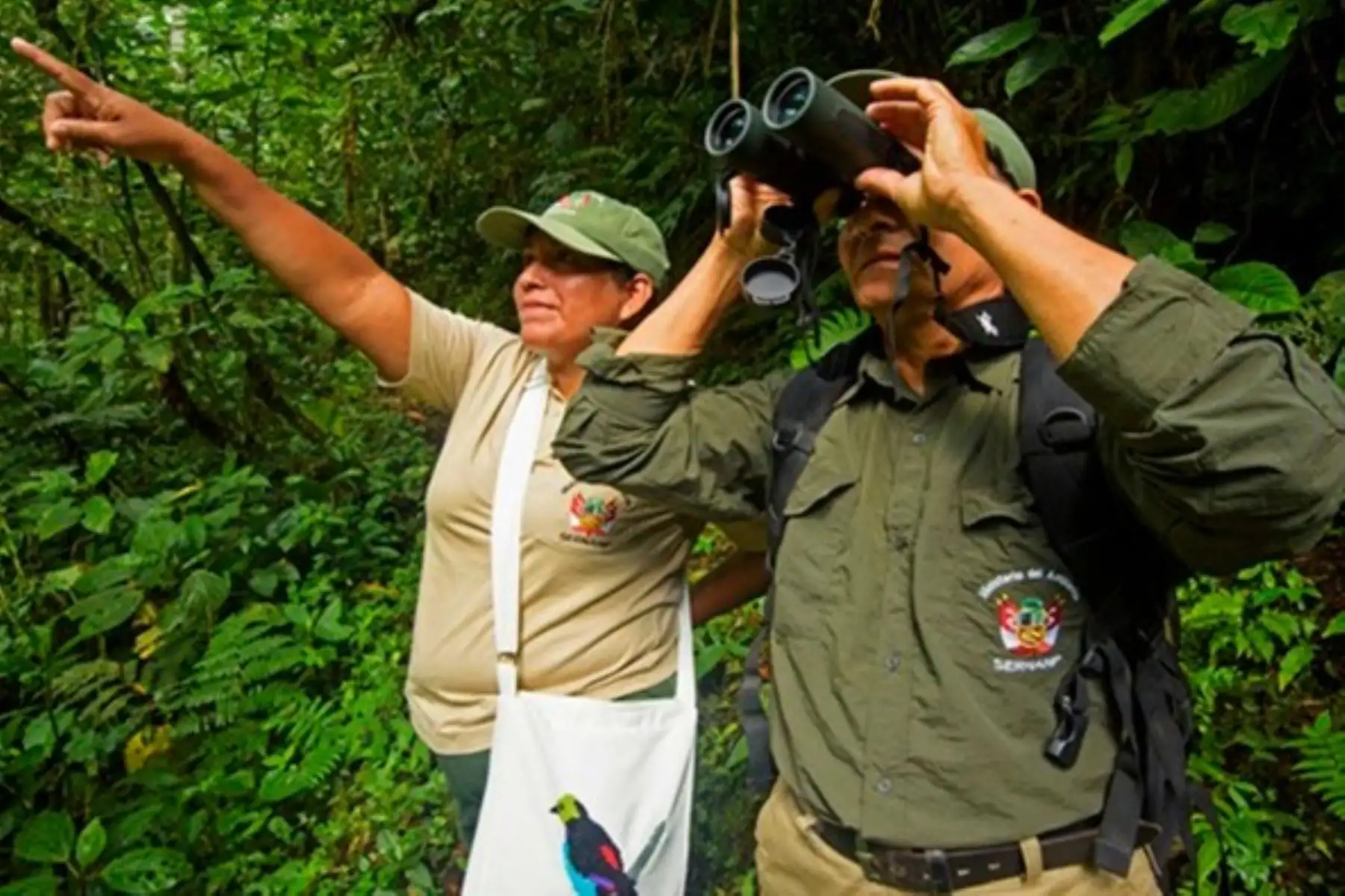 El ministro del Ambiente destacó el trabajo de los guardaparques, quienes están en primera línea para proteger y conservar los recursos naturales de las áreas naturales protegidas. Foto: Sernanp