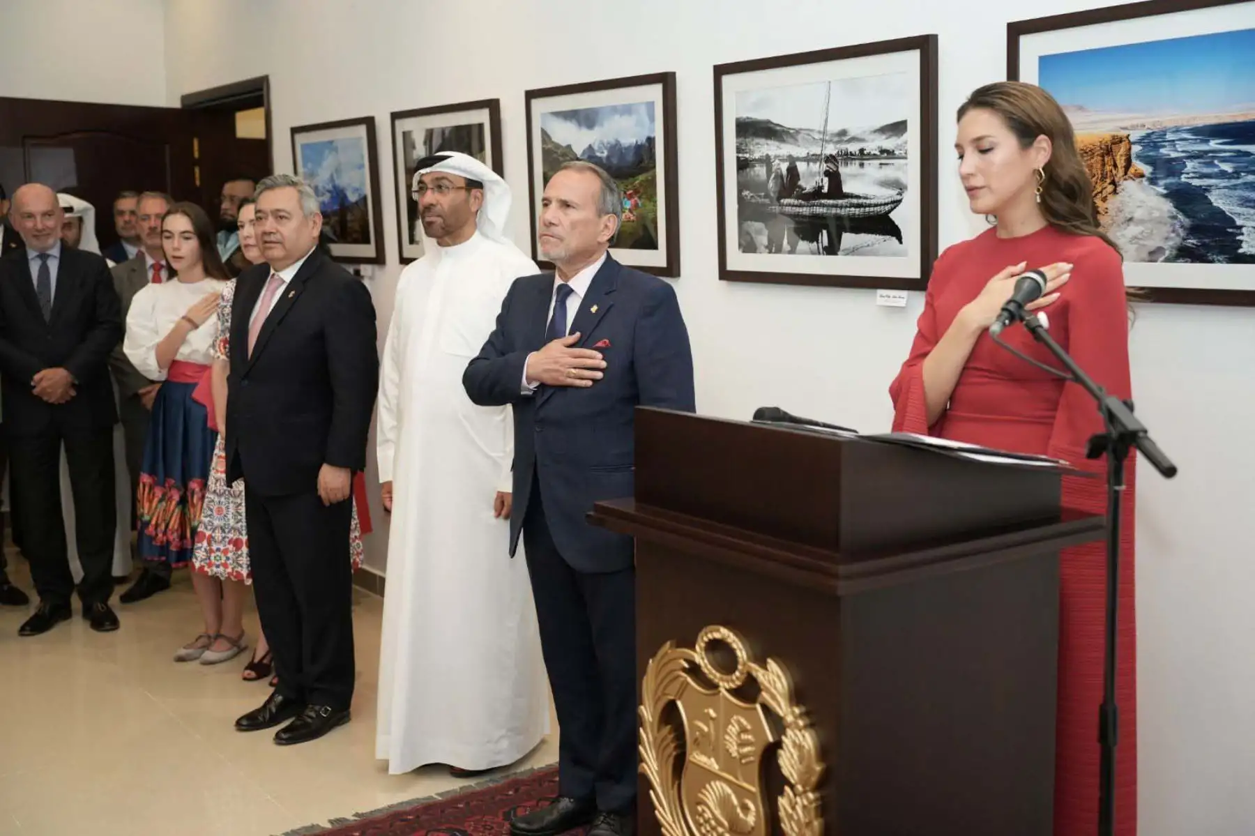 Foreign Minister Elmer Schialer inaugurated the Peruvian embassy in the United Arab Emirates (UAE) in Abu Dhabi. ANDINA/Difusión