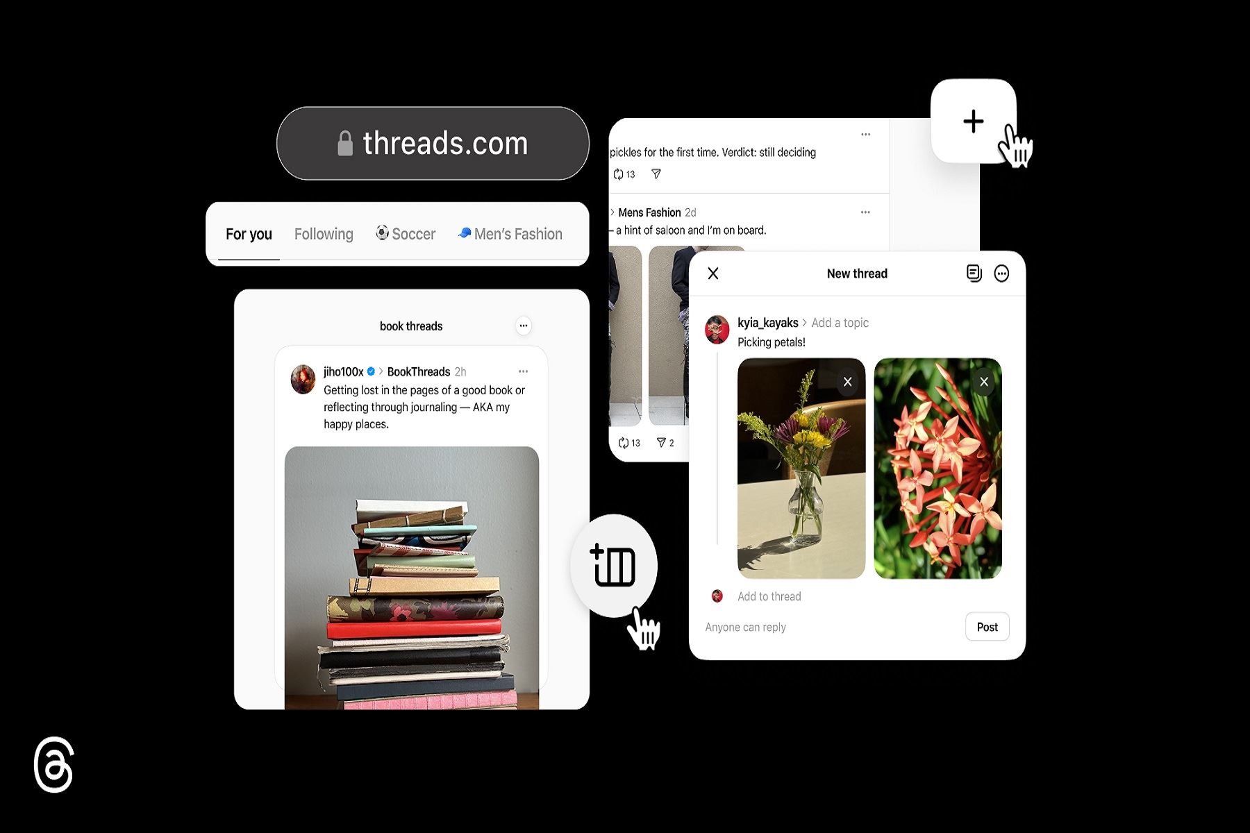 Nuevas características para la experiencia web de Threads