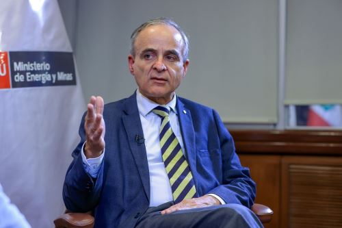 Ministro de Energía y Minas, Jorge Luis Montero Cornejo. Cortesía