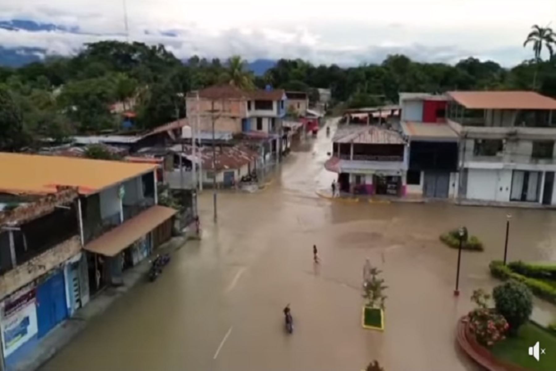 Inundación en Yuracyacu, región San Martín Foto: ANDINA/Archivo