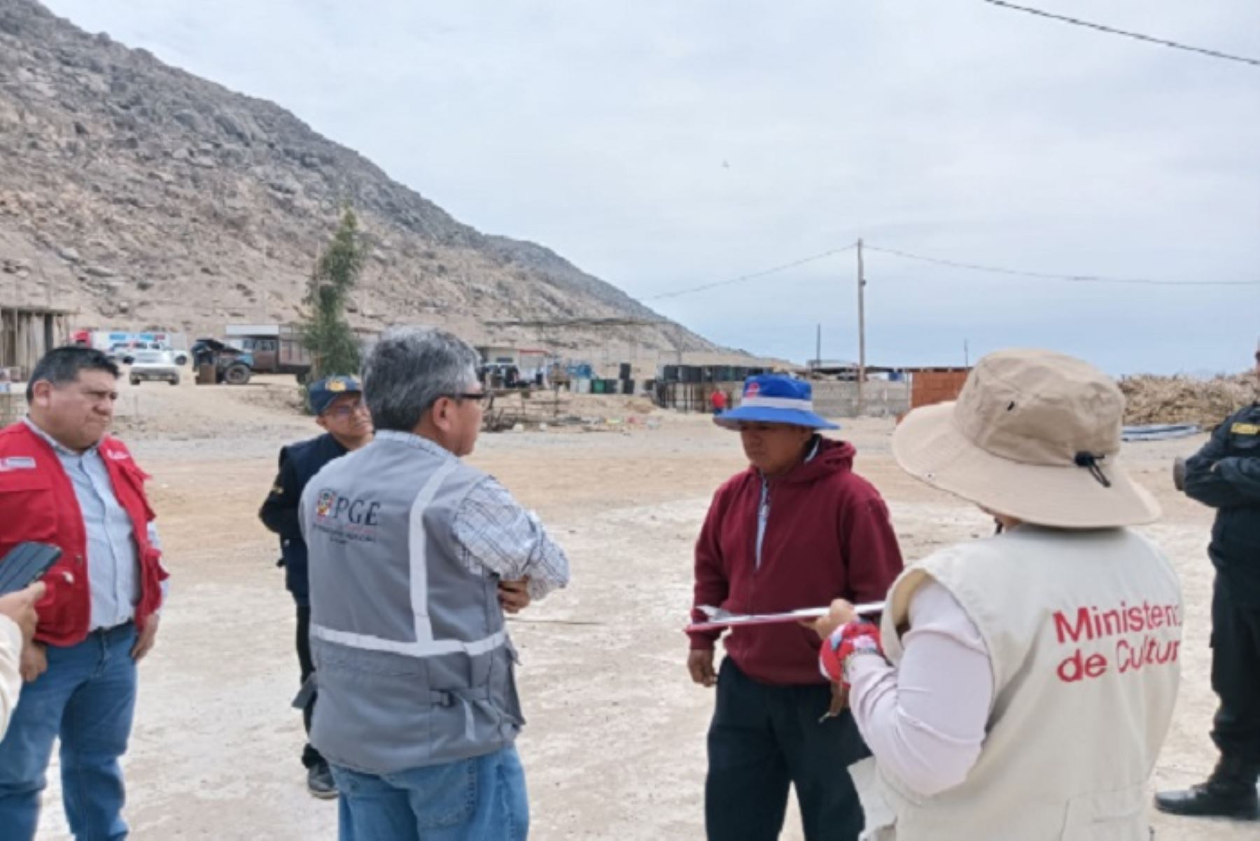Los operativos de inspección lo ejecutaron especialistas del Ministerio de Cultura, junto a representantes de la Fiscalía Mixta de Pacasmayo-San Pedro de Lloc.