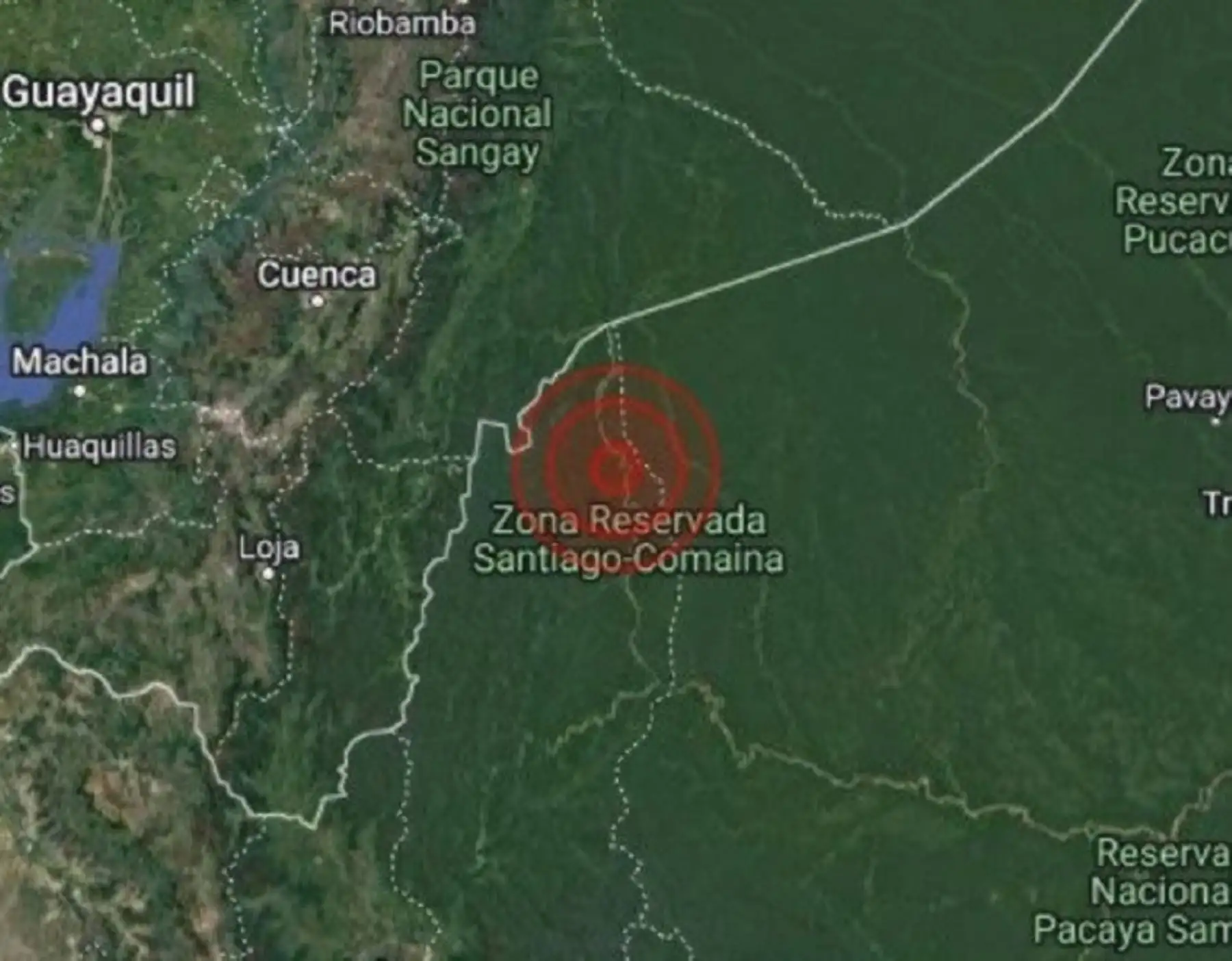 El epicentro del temblor de magnitud 4.3 se localizó cerca de Santa María de Nieva, ubicado en la provincia de Condorcanqui, región Amazonas.