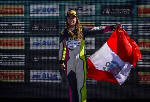 Daniella Oré got the third place in the Argentine National Formula.