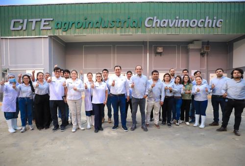 Ministro de la Producción, Sergio González, destacó la ampliación del CITEagroindustrial Chavimochic, ubicado en el distrito y provincia de Virú, en La Libertad, y precisó que beneficiará a más de 2,000 mipyme. ANDINA/Difusión
