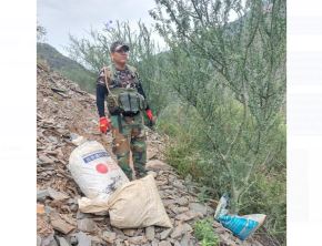 Región Policial Piura presentó cargamento de marihuana incautada en la sierra de la región La Libertad. Se informó que durante el operativo se decomisó más de 1.4 toneladas de droga. ANDINA/Difusión