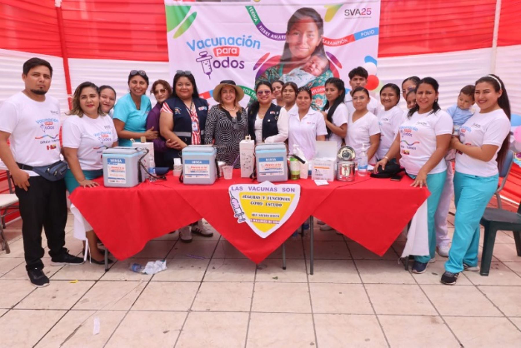 Perú y Ecuador lanzan la Semana de Vacunación en las Américas en zona de frontera