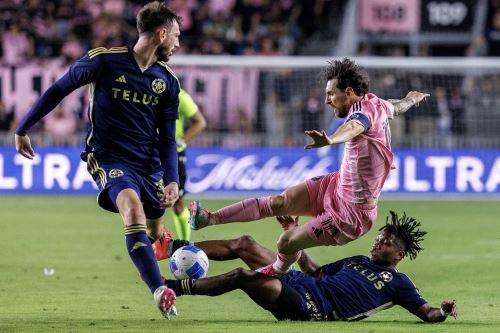El Inter Miami de Lionel Messi no pudo hoy con el Vancouver Whitecaps. Foto: EFE