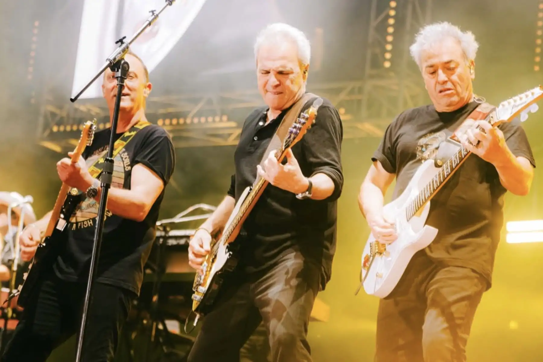 Hombres G presentó un inolvidable concierto en el Estadio Nacional. Foto: ANDINA/ @r_umeres