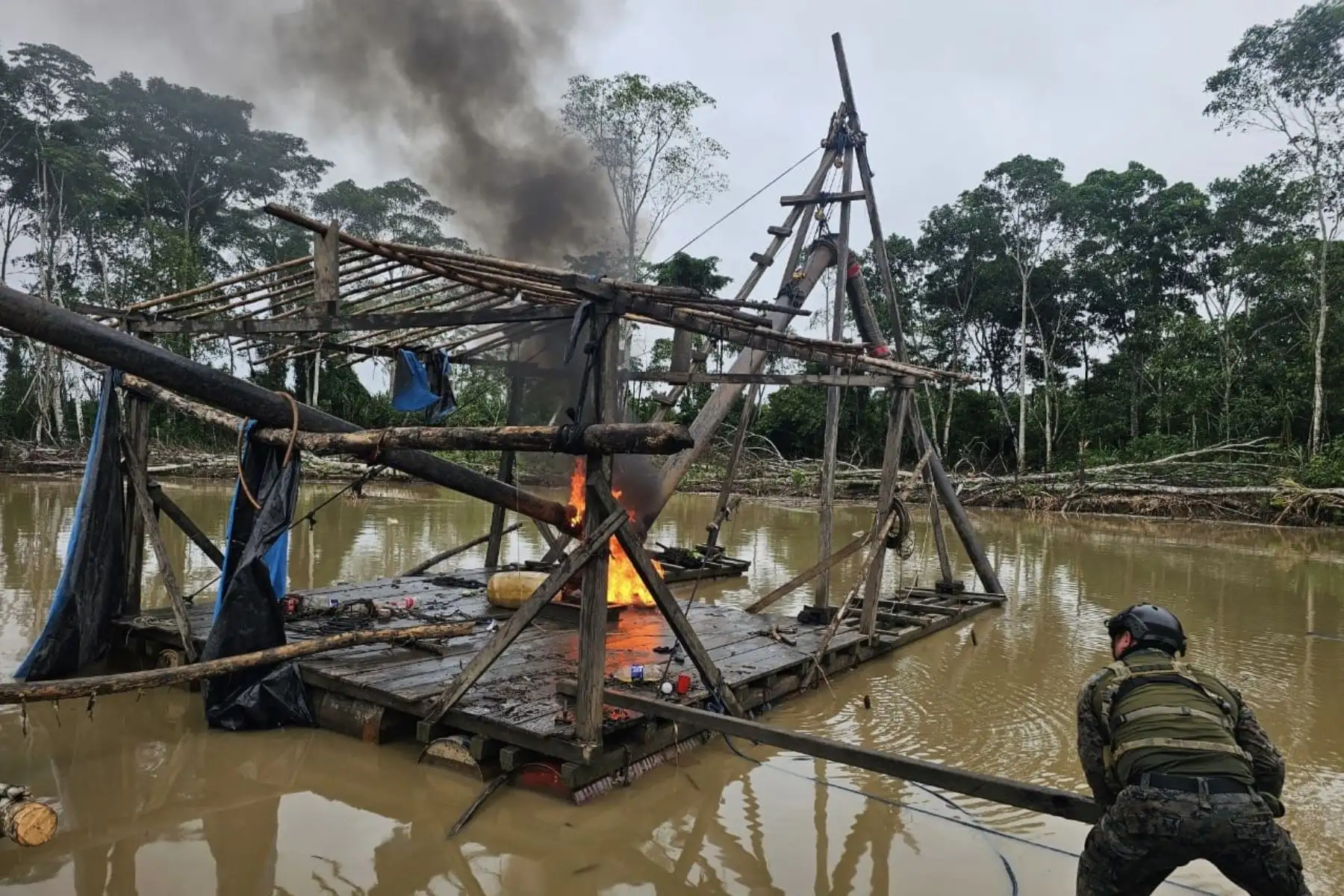 La minería ilegal se ha convertido en una seria amenaza ecológica para el distrito de Shunte, ubicado en la provincia de Tocache, región San Martín. ANDINA/Difusión