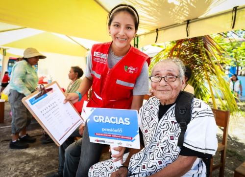 Alrededor de 7,000 nuevos usuarios se incorporarán al programa Pensión 65 a partir de fines de mayo. ANDINA/Difusión