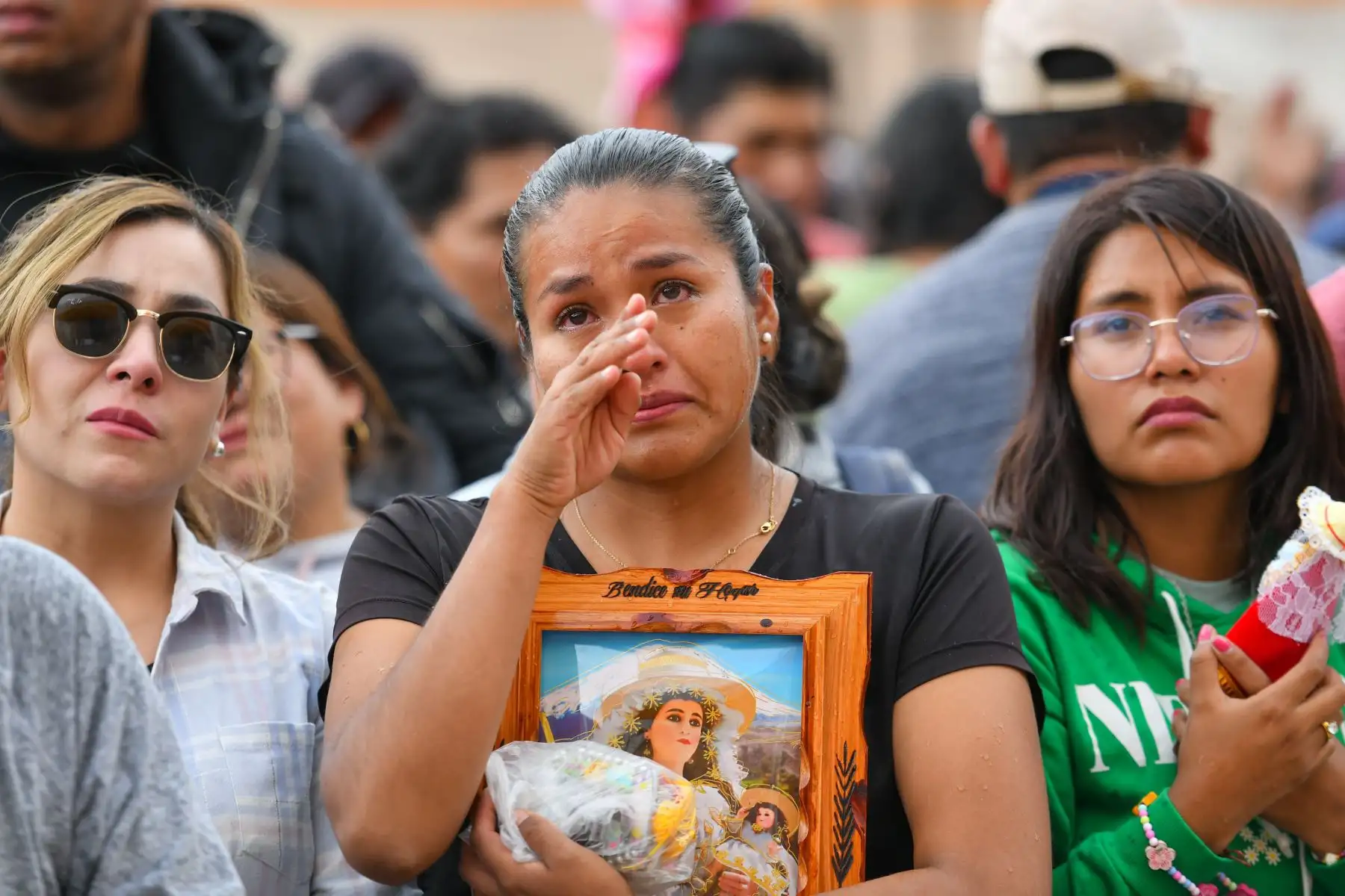 En cada paso, una oración; en cada suspiro, una promesa. Foto: ANDINA/Diego Ramos
