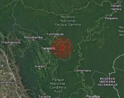 El epicentro del sismo de magnitud 4.0 se localizó cerca de la ciudad de Yurimaguas, capital de la provincia de Alto Amazonas, región Loreto.