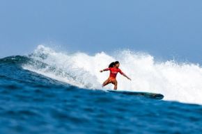 Peruvian surfer Maria Fernanda Reyes. Photo: Courtesy.