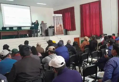 Especialistas del Serfor fortalecen capacidades en manejo sostenible de la vicuña a productores de las provincias de Lucanas, Parinacochas, Sucre y Víctor Fajardo, región Ayacucho. ANDINA/Difusión