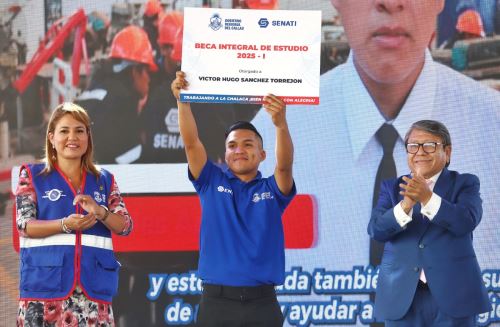 Región Callao otorga becas para estudiar en Senati a jóvenes chalacos. Foto: ANDINA/Difusión