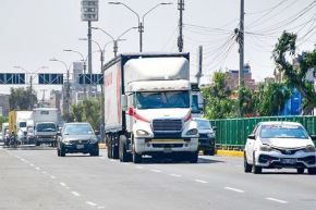 MTC restringe circulación de carga pesada en Morales Duárez para dar fluidez al tránsito hacia el nuevo aeropuerto Jorge Chávez. Foto: ANDINA/Difusión