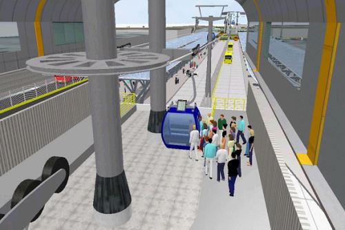 ATU: Inversión de teleféricos en Lima y Callao será de USD 433 millones. Foto: Difusión
