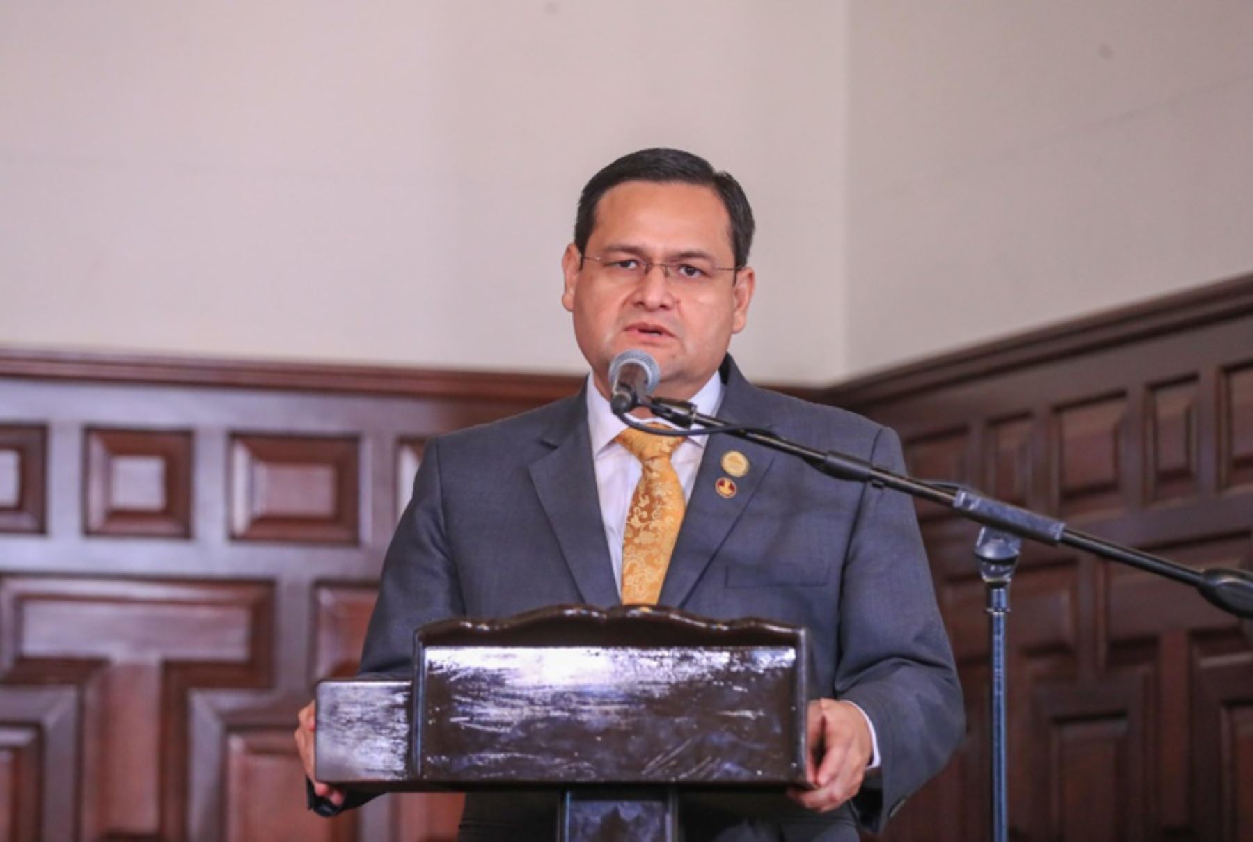 Gobernador regional de Lambayeque, Jorge Pérez Flores Foto: ANDINA/Difusión