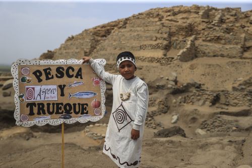 Supe Puerto: Niños revaloran legado de Civilización Caral durante aniversario de Áspero