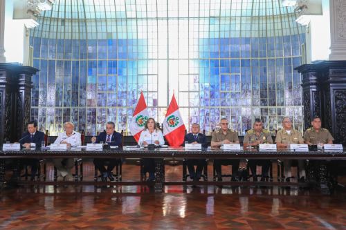 La presidenta de la república, Dina Boluarte, anuncia medidas concretas para reforzar la seguridad en la provincia de Pataz