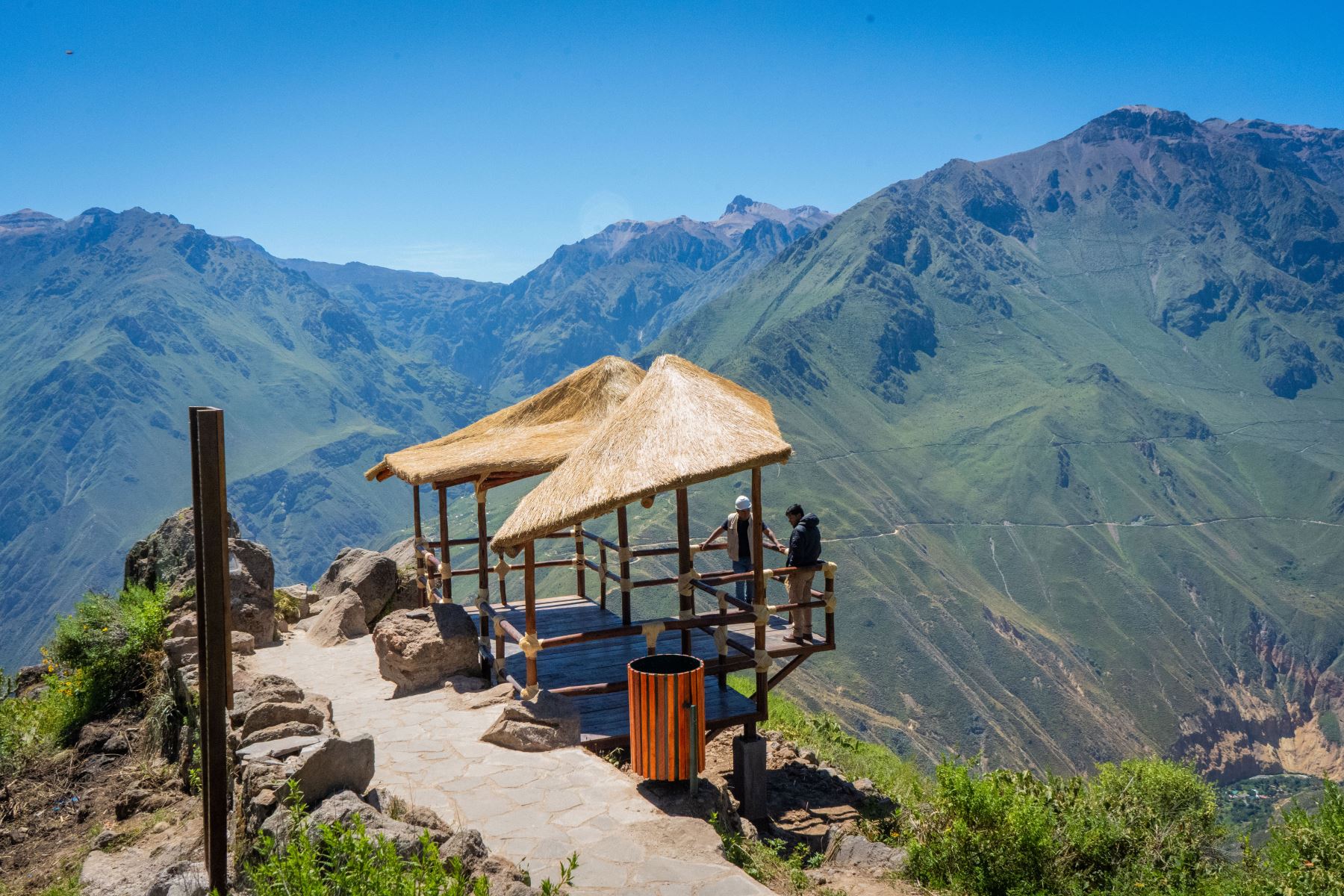 El mirador de Achachihua es el nuevo atractivo turístico que ofrece el Valle del Colca para apreciar la belleza de este lugar ubicado en Arequipa. ANDINA/Difusión