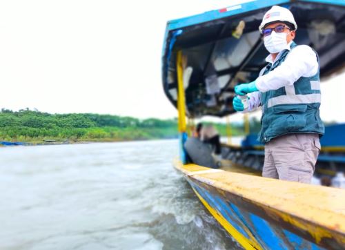 ANA refuerza vigilancia ambiental en Madre de Dios y ejecuta monitoreo del agua en los ríos Tambopata e Inambari con la recolección de muestras en 36 puntos estratégicos. ANDINA/Difusión