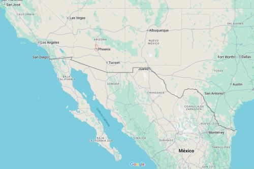 La investigación en varias ciudades cercanas a la frontera con México tomó alrededor de seis meses. Imagen: Google Maps.