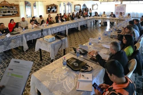 El viceministro de Interculturalidad, Percy Barranzuela, participó en la 18.ª sesión descentralizada de la Política Multisectorial para Niños, Niñas y Adolescentes al 2030. Foto: Mincul