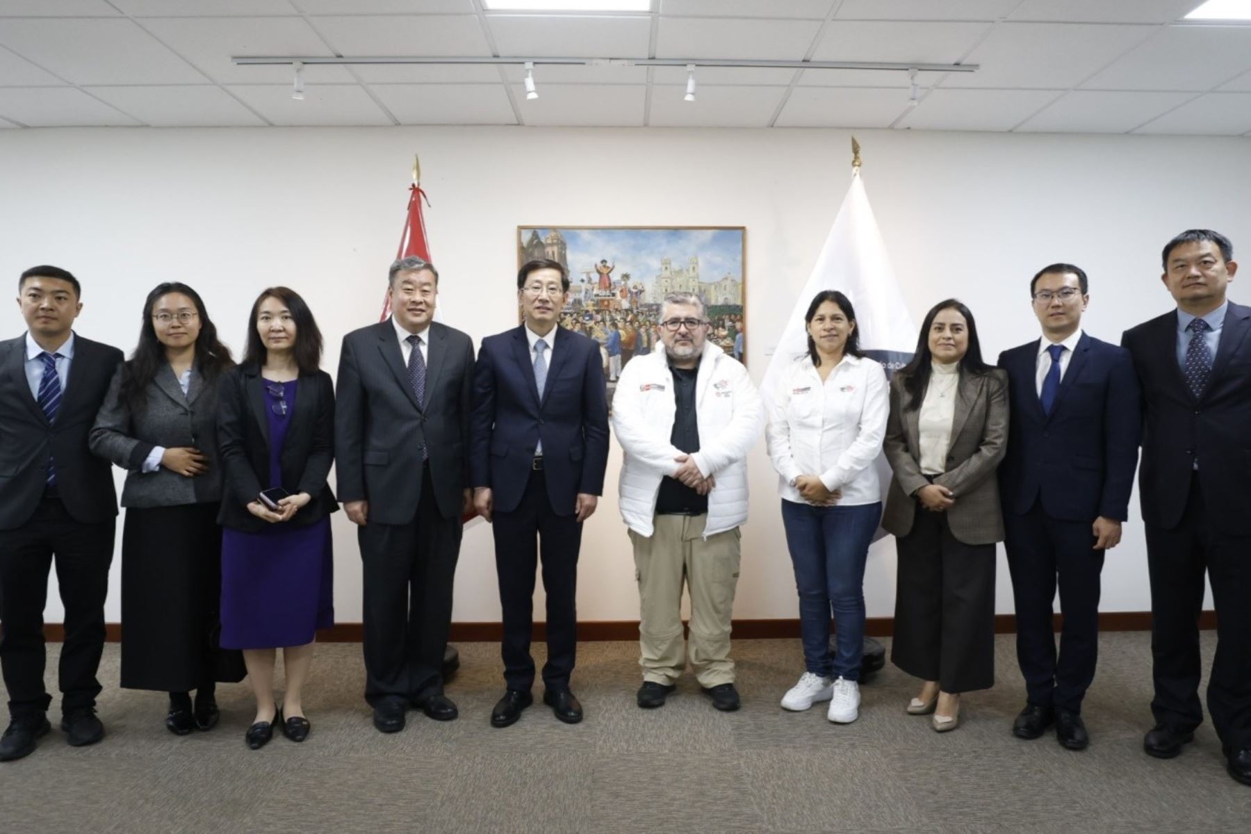Delegación china del sector Cultura realizó importante visita oficial al Perú. Foto: MINCUL/Difusión.
