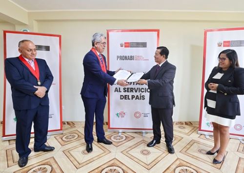 Pronabi entrega inmueble incautado a Corte Superior de Justicia de Lima Norte.