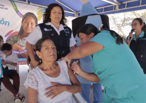 La región Piura supera meta de vacunación y logra inmunizar a cerca de 38,800 personas durante la campaña Semana de Vacunación en las Américas. Foto: ANDINA/difusión.