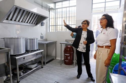 San Juan de Lurigancho: Midis supervisa implementación de cocina y almacén en colegio. Foto: ANDINA/Difusión.