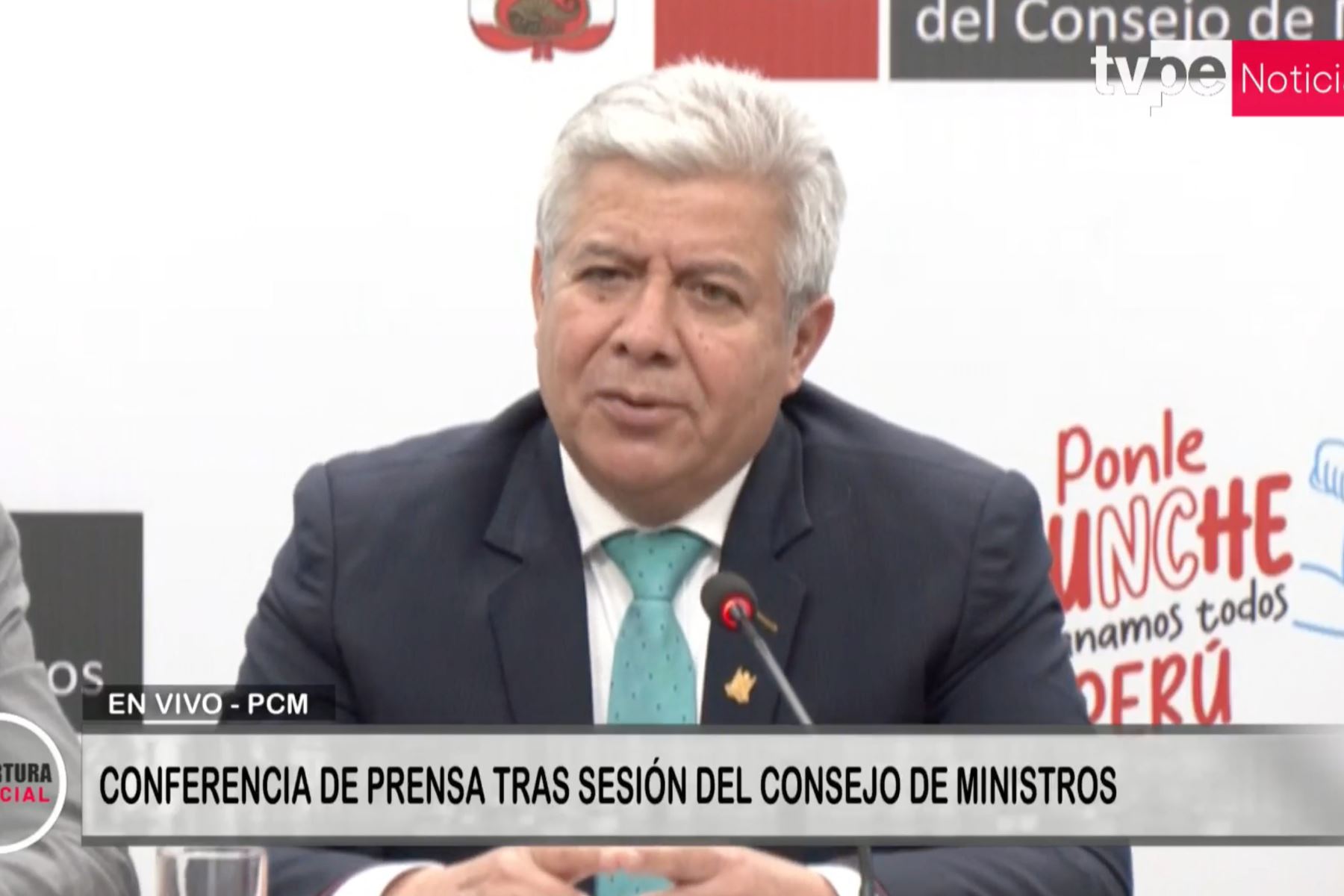 Ministro Walter Astudillo Foto: Captura TV